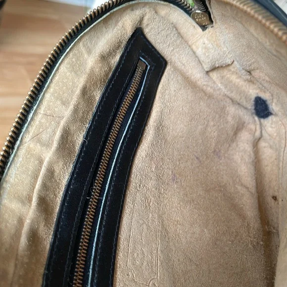 ⚡️MCM⚡️ Visetos vintage black clutch/pouch/everyday bag (wristlet no strap) - Picture 13 of 16